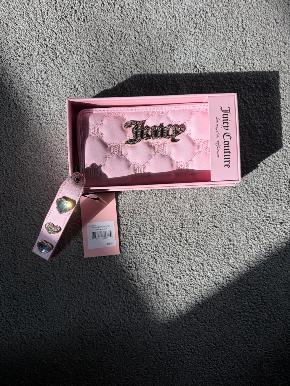 Juicy Couture Pink Quilted wallet